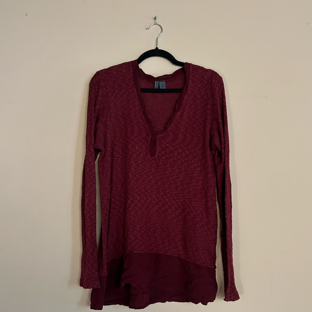 Anthropologie | Left of Center | Henley Pullover Shirt